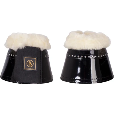 Afbeelding van BR Springschoen Glamour Lacquer Sheepskin S Zwart