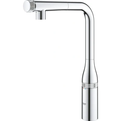 Afbeelding van GROHE Essence SmartControl Keukenkraan uittrekbare sproeikop draaibaar chroom
