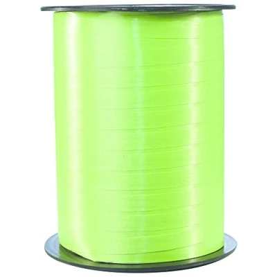 Afbeelding van Clairefontaine 601719C een spoel glad bolduc lint 500 m x 0,7 cm lichtgroen decoratief cadeau lint, doe het zelf, geschenkverpakking