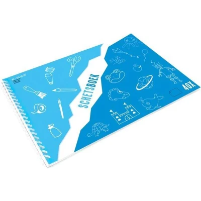 Afbeelding van Kangaro schetsboek A3 40 vel 120 gram dubbele spiraal