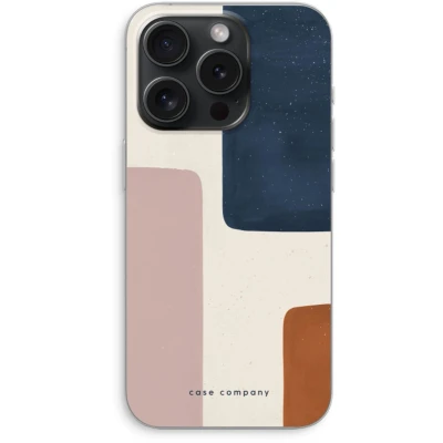 Afbeelding van Case Company® hoesje geschikt voor iPhone 15 Pro Geo #5 Soft Cover Telefoonhoesje Bescherming aan alle Kanten en Schermrand