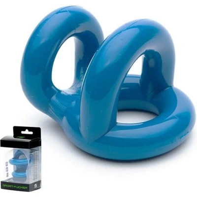Afbeelding van Cock en Ball Fucker Ring Politie Blauw