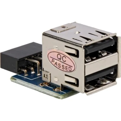Afbeelding van Delock USB Pin Header Buchse 2 x 2.0 oben
