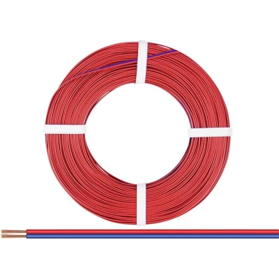 Afbeelding van Donau Elektronik 225 020 25 Draad 2 x 0.25 mm² Rood blauw m