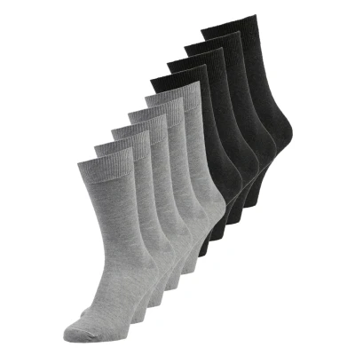 Afbeelding van camano 9 PACK Unisex Sokken, Maat: 35 38, Light grey melange/antracite