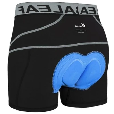 Afbeelding van Baleaf Heren 3D Gewatteerde Fietsondergoed Shorts, Grijs, XL