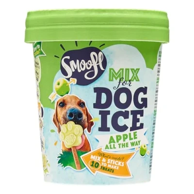 Afbeelding van Smoofl Honden Ijs 160 g Hondensnacks Appel