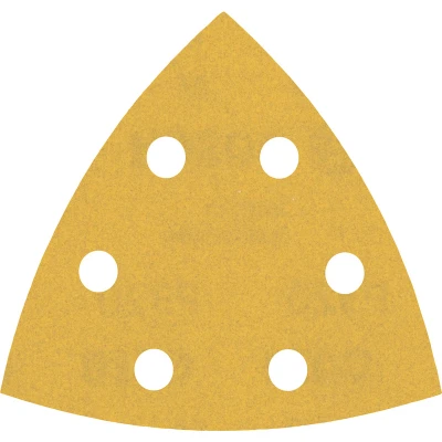 Image de BOSCH 2608900830 Feuille abrasive Expert C470 Best for Wood and Paint, 93 mm, grain 320, pour Multi Cutter, 6 trous (5 pièc.)