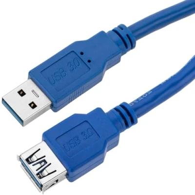 Afbeelding van Techly 1.0m USB 3.0 A M/F kabel 1 m 3.2 Gen (3.1 1) Blauw