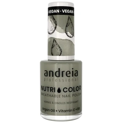 Afbeelding van Andreia Professional NutriColor Nagellak, veganistisch, ademend, NC20 groen, 10,5 ml