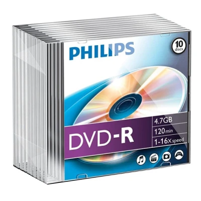 Image de Philips DM4S6S10F DVD R x 10 4.7 Go support de stockage