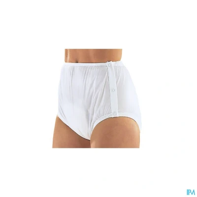 Image de Suprima 1222 Slip Pvc/pes Pressions Cote Blanc T36