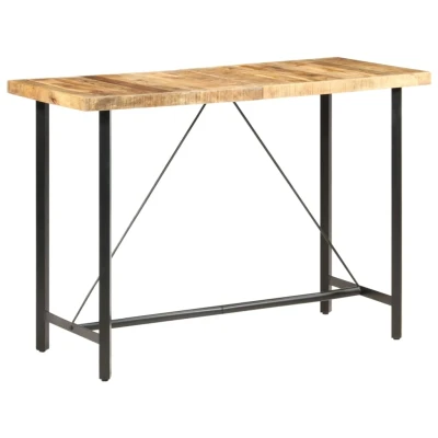 Afbeelding van Bartafel 150x70x107 cm ruw mangohout