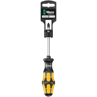 Afbeelding van Wera schroevendraaier met zeskantschacht en slagkop pozidriv pz2 x 100mm (Blisterverpakking)