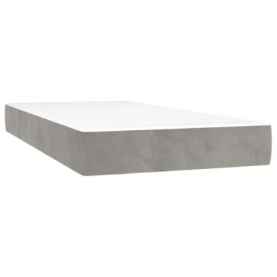 Image de vidaXL Matelas de lit à ressorts ensachés 100x210x20 cm velours4016570