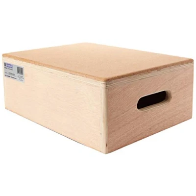 Afbeelding van Aidapt opstapje bad onderkant anti slip bovenkant kurk (15,2 cm hoog)