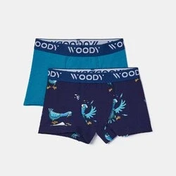 Afbeelding van Woody boxer voor jongens blauw maat 8j