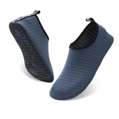 Afbeelding van Waterschoenen voor dames en heren, licht, ademend, sneldrogend, grijs.