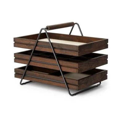 Afbeelding van Umbra Terrace Jewelry Tray Sieradenhouder 25,5 X 17,5 Cm Bruin