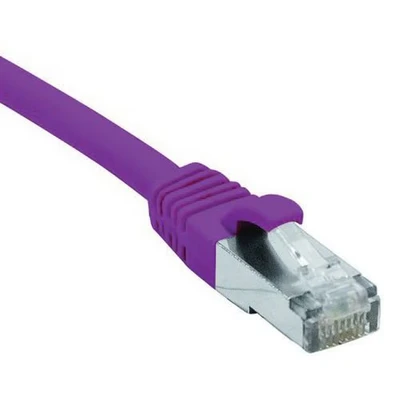 Image de Cordon RJ45 catégorie 6 F/UTP LSOH snagless violet 3 m