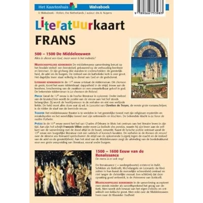 Afbeelding van Taalkaarten Walvaboek Literatuurkaart Frans