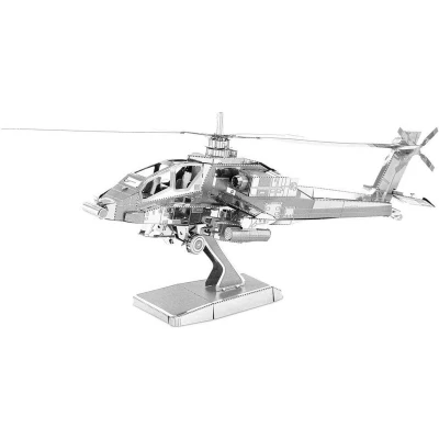Afbeelding van Metal Earth AH 64 Apache Zilver Editie