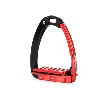Image de Tech Stirrups Étriers Venice Plus EVO Noir/Rouge Adult