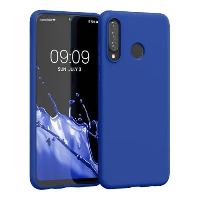 Afbeelding van kwmobile telefoonhoesje geschikt voor Huawei P30 Lite Hoesje smartphone Back cover in Baltisch blauw