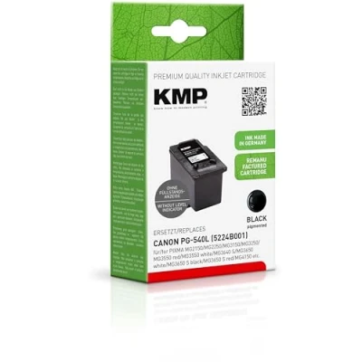 Afbeelding van KMP Inktcartridge vervangt Canon PG 540L Compatibel Zwart 1516,4401