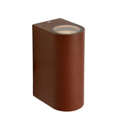 Afbeelding van Lucide BOOGY Wandspot 2xGU10 Roest bruin