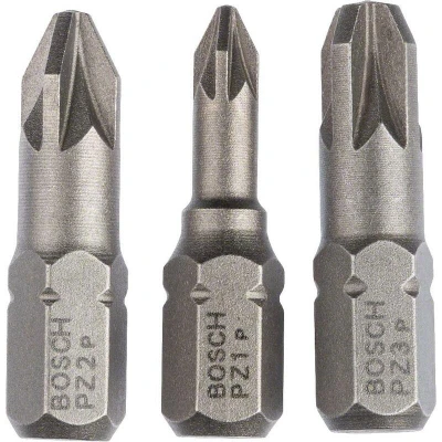 Afbeelding van Bosch Accessories 2607001753 Kruis bit PZ 1, 2, 3 Extra hard D 6.3 stuk(s)