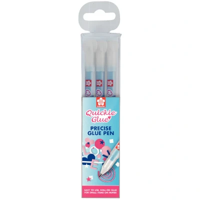 Afbeelding van Sakura Quickie Glue lijmpen, etui met 3 stuks lijm