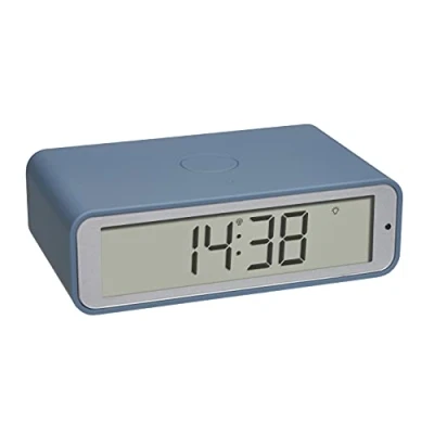Image de TFA Dostmann 60.2560.06 radiopiloté(e) réveil bleu Heures de 1