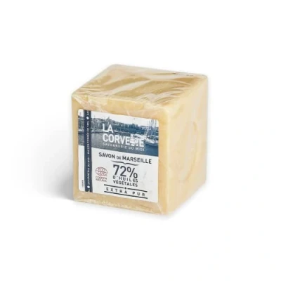 Afbeelding van La Corvette Marseille Cube zeep de Marseille, pure natuurlijke sinds 1894, 300 g