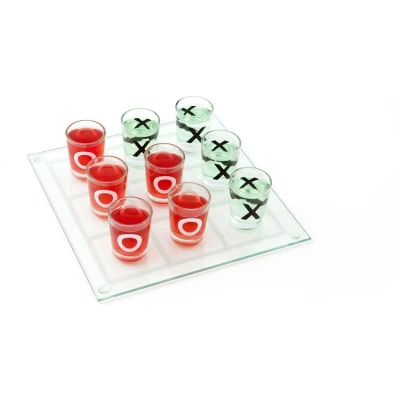 Afbeelding van Tic Tac Toe Drankspel Met Shotglaasjes Groot