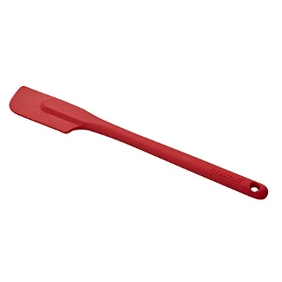 Afbeelding van Siliconen pannenlikker / spatel, rood Mastrad