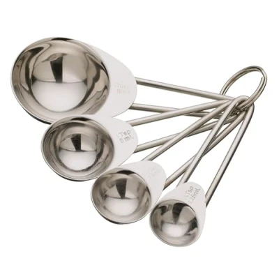 Afbeelding van KitchenCraft KCMEASUREDL maatlepel, roestvrij staal, 4 stuks