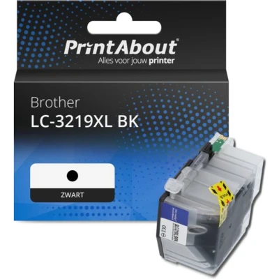 Afbeelding van Huismerk Brother LC 3219XL BK Inktcartridge Zwart Hoge capaciteit