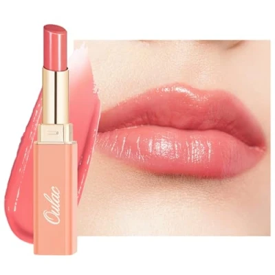 Afbeelding van Oulac 2 en 1 Rouge à Lèvres et Baume Corail, Juteuses Brillantes, Effet Hydratant Nourrissant, Soin des Lèvres, Fournit Douceur aux Séchées Fissurées, Vegan (18) Coral Rhythm