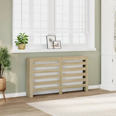 Afbeelding van Radiatorombouw 149x20x82 cm bewerkt hout sonoma eikenkleurig