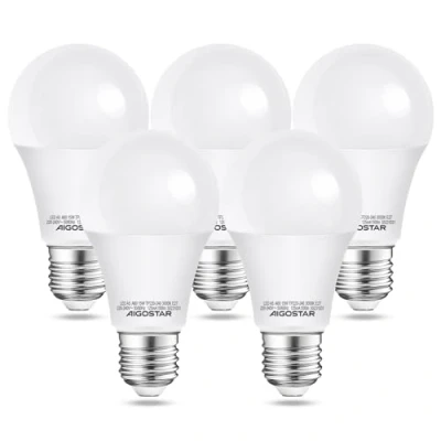 Afbeelding van Aigostar LED lamp E27 A5 A60 15W 3000K 1200lm Set van 5 stuks