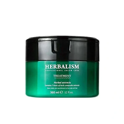 Afbeelding van LA&#039;DOR Herbalism Haarbehandeling 360 ml Haarmasker met kruiden bevat 20 soorten aminozuren en 7 kruidenextracten die voedingsstoffen leveren aan beschadigd haar