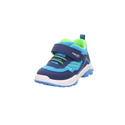 Afbeelding van Superfit Jupiter Unisex Sneakers laag voor kinderen, Maat: 32, Blau/hellgrün Imitatieleer/ textiel