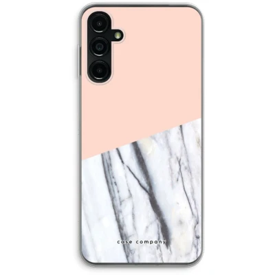 Afbeelding van Case Company® hoesje geschikt voor Samsung Galaxy A14 A touch of peach Soft Cover Telefoonhoesje Bescherming aan alle Kanten en Schermrand