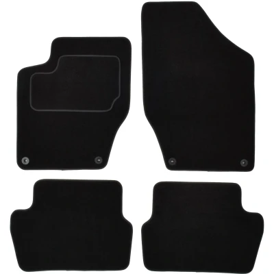 Afbeelding van MAMMOOTH A041 PGT175 PRM 01 Vloermatset Textiel voor en achter 4 Zwart PEUGEOT: 308 I SW