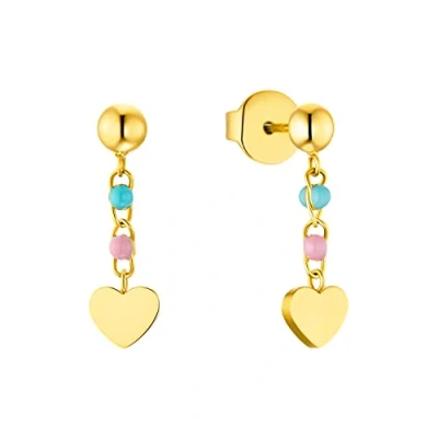 Afbeelding van Prinzessin Lillifee Herzen Oorbellen goldcoloured voor kinderen, Maat: One Size, Gold coloured