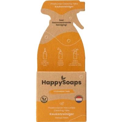 Afbeelding van HappySoaps Herbal Fresh Keukenreiniger Tabs 24GR