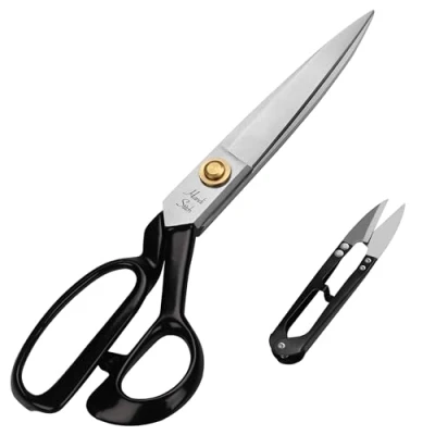 Afbeelding van Handi Stitch Professionele naaischaar en draadsnijder schaar van roestvrij staal 22,86 cm voor het snijden stof, kleding, leer, jeans, retoucheren, naaien vakmanschap
