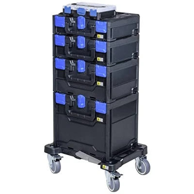 Afbeelding van Allit 454495 EuroPlus MetaRoll Transportroller ABS Laadvermogen (max.): 100 kg 500 mm x 370 170 Aantal rollers 4