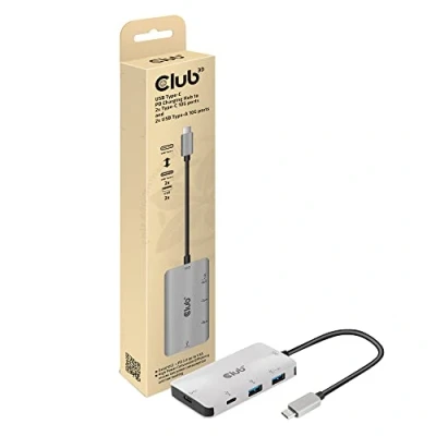 Image de Club 3D CSV 1543 Concentrateur (hub) 2 x USB 3.1 Gen + C de bureau